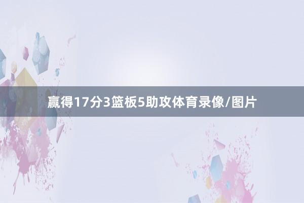 赢得17分3篮板5助攻体育录像/图片