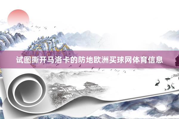 试图撕开马洛卡的防地欧洲买球网体育信息
