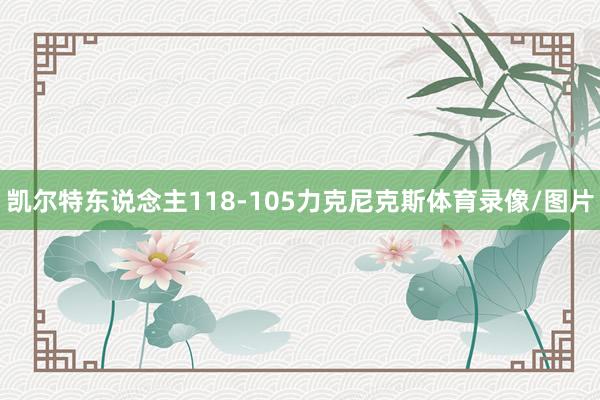 凯尔特东说念主118-105力克尼克斯体育录像/图片