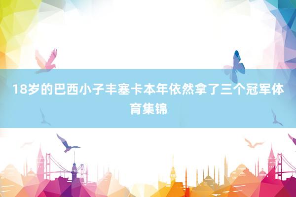 18岁的巴西小子丰塞卡本年依然拿了三个冠军体育集锦