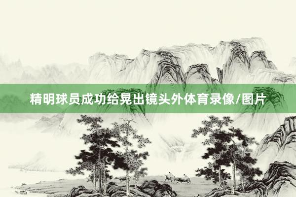 精明球员成功给晃出镜头外体育录像/图片