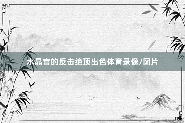 水晶宫的反击绝顶出色体育录像/图片