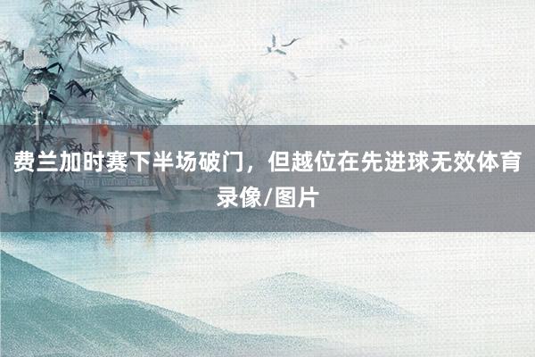 费兰加时赛下半场破门，但越位在先进球无效体育录像/图片