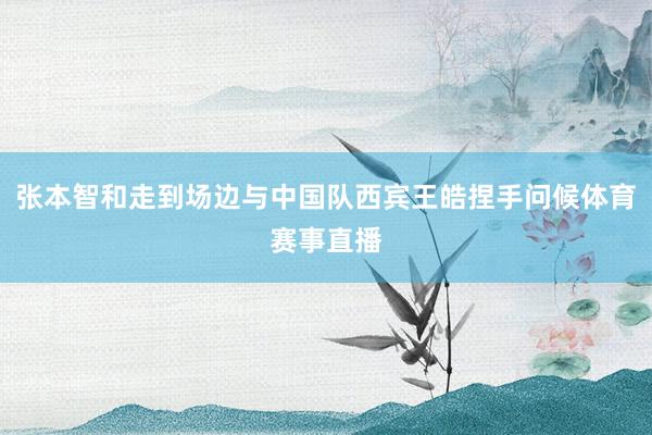 张本智和走到场边与中国队西宾王皓捏手问候体育赛事直播