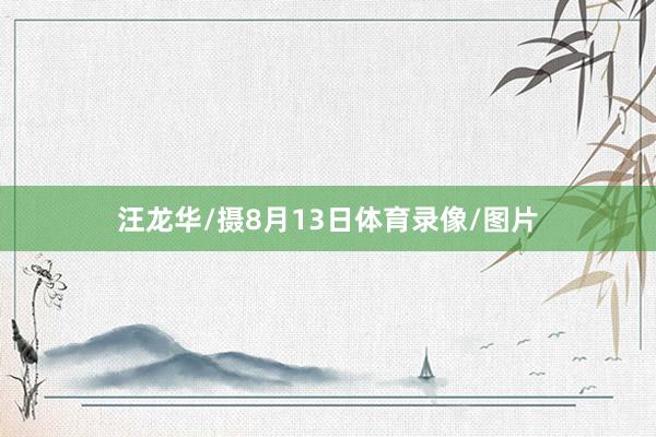 汪龙华/摄8月13日体育录像/图片