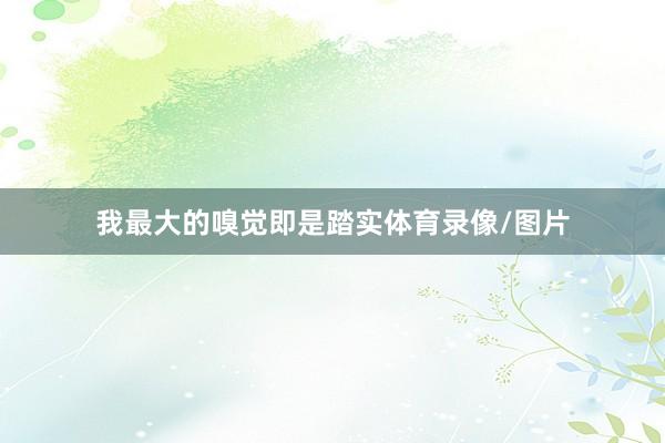 我最大的嗅觉即是踏实体育录像/图片