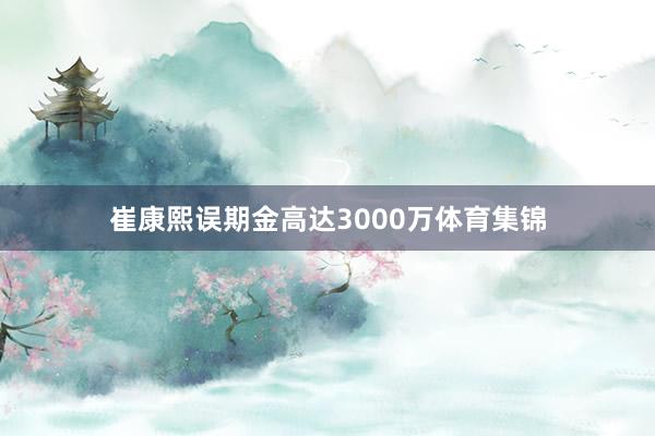 崔康熙误期金高达3000万体育集锦