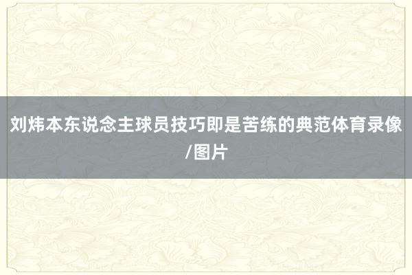 刘炜本东说念主球员技巧即是苦练的典范体育录像/图片