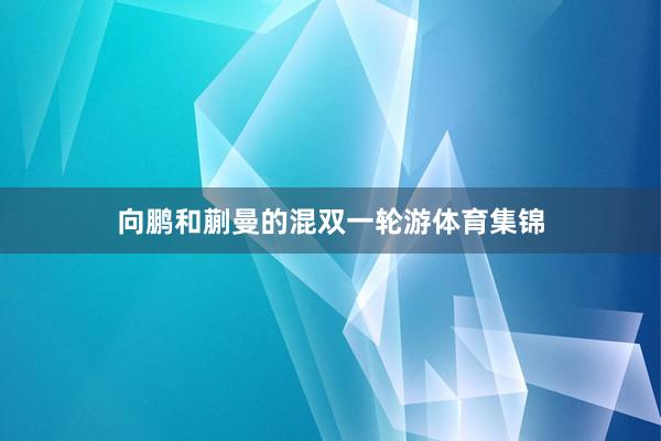 向鹏和蒯曼的混双一轮游体育集锦