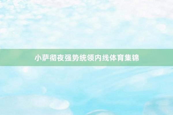 小萨彻夜强势统领内线体育集锦